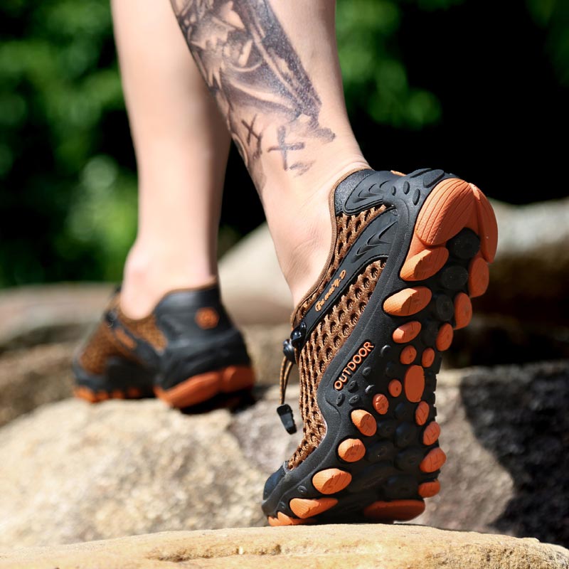 Ethnic Styling Tips - trekking mountain mens sports shoes basket
