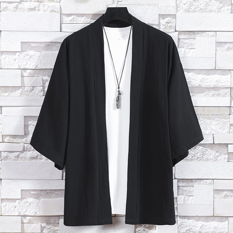 Men's Kimono Cardigan Japanese - огляд і ціна Haori Japanese Jacket