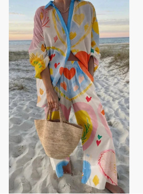 Casual boho Printed 2 Piece Se - огляд і ціна Ethnic Fashion Collection