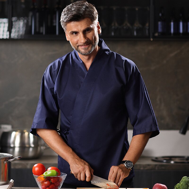 Chef Uniform 3/4 Sleeves Resta - огляд і ціна Haori Japanese Jacket