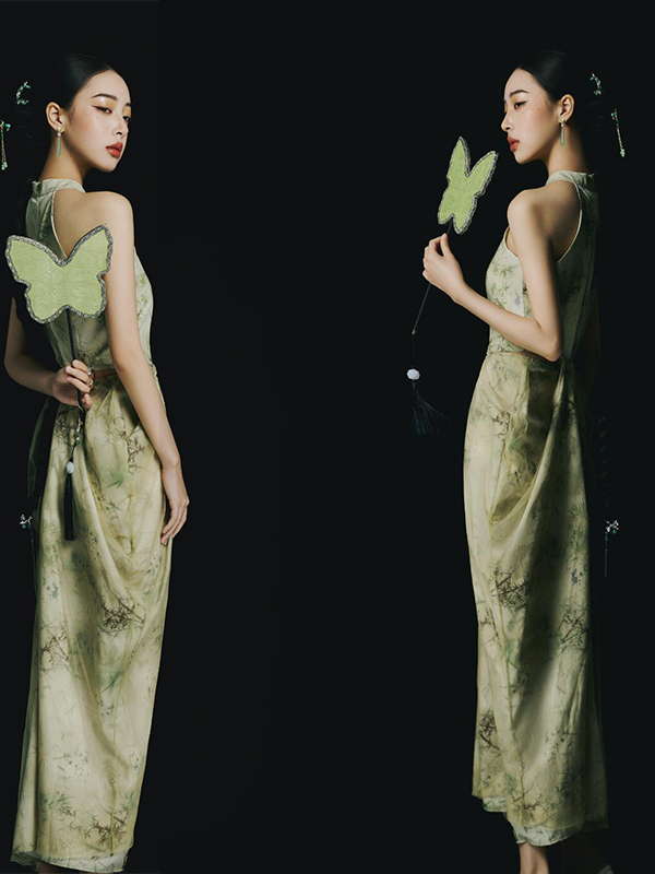New Green Chinese Style Backle - огляд і ціна Ethnic Fashion Studio
