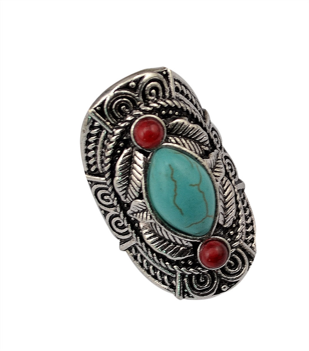 Boho Ethnic Tibet Turquoise Ri - огляд і ціна Ethnic Fashion Pakistan