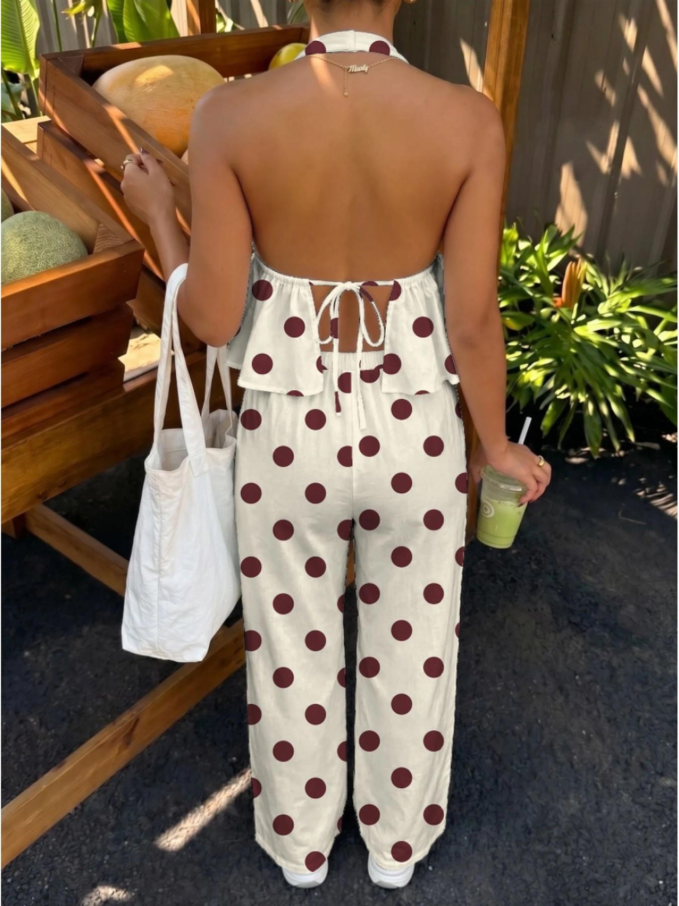 Vintage Large Dot Halter Top w - огляд і ціна Ethnic Fashion Collection