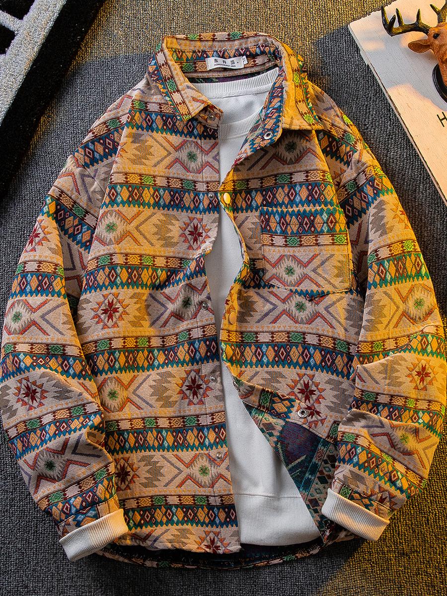 Men Japanese Ethnic Tribal Wov - огляд і ціна Haori Japanese Jacket