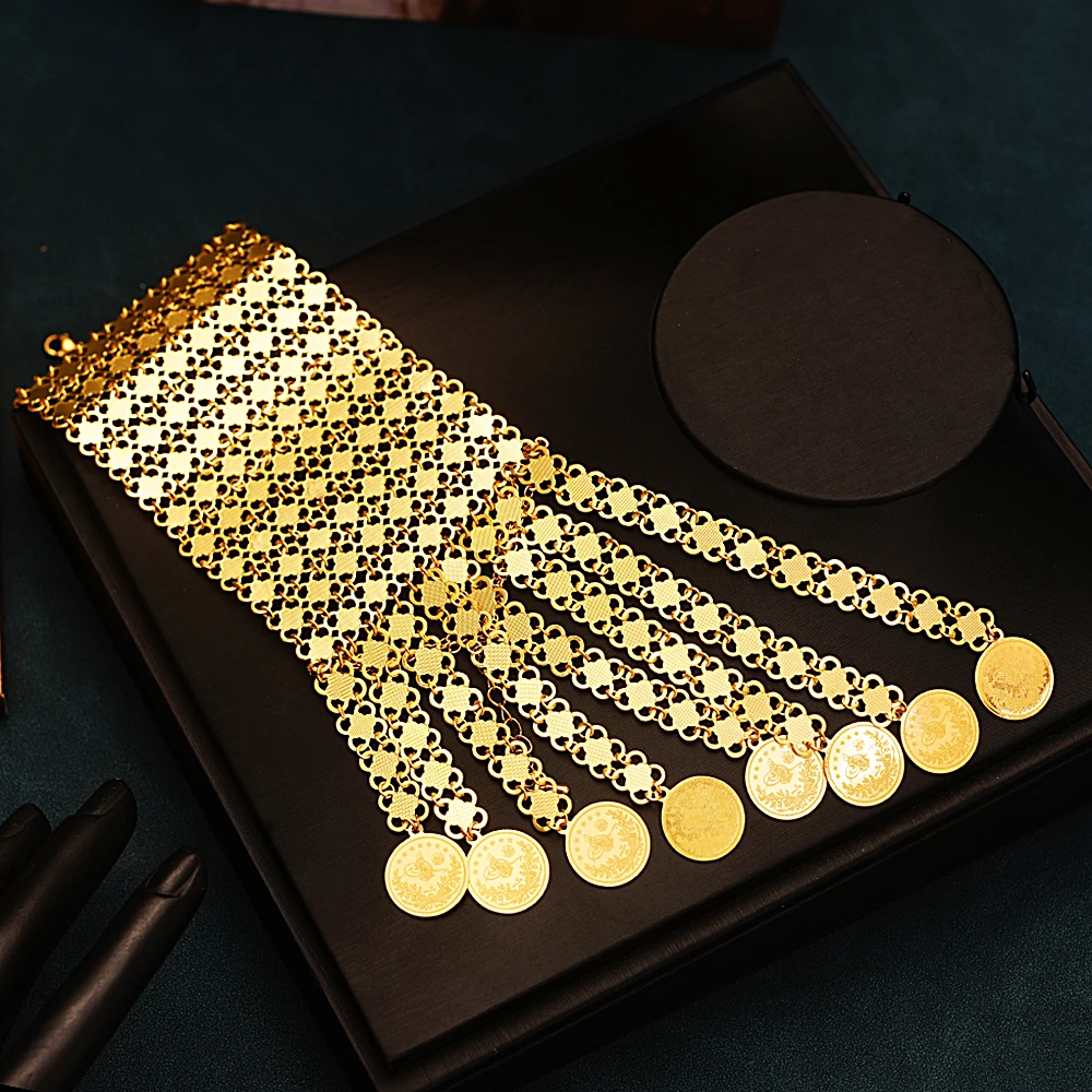 New Coin Tassles Gold Plated J - огляд і ціна Ethnic Luxe Fashion