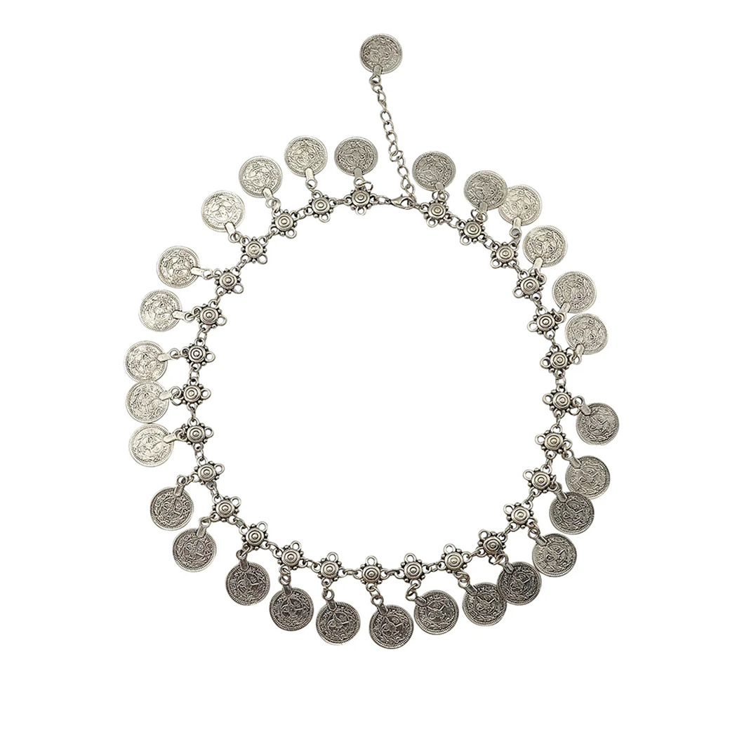 Multi-style Vintage Coin Choke - огляд і ціна Ethnic Fashion Pakistan