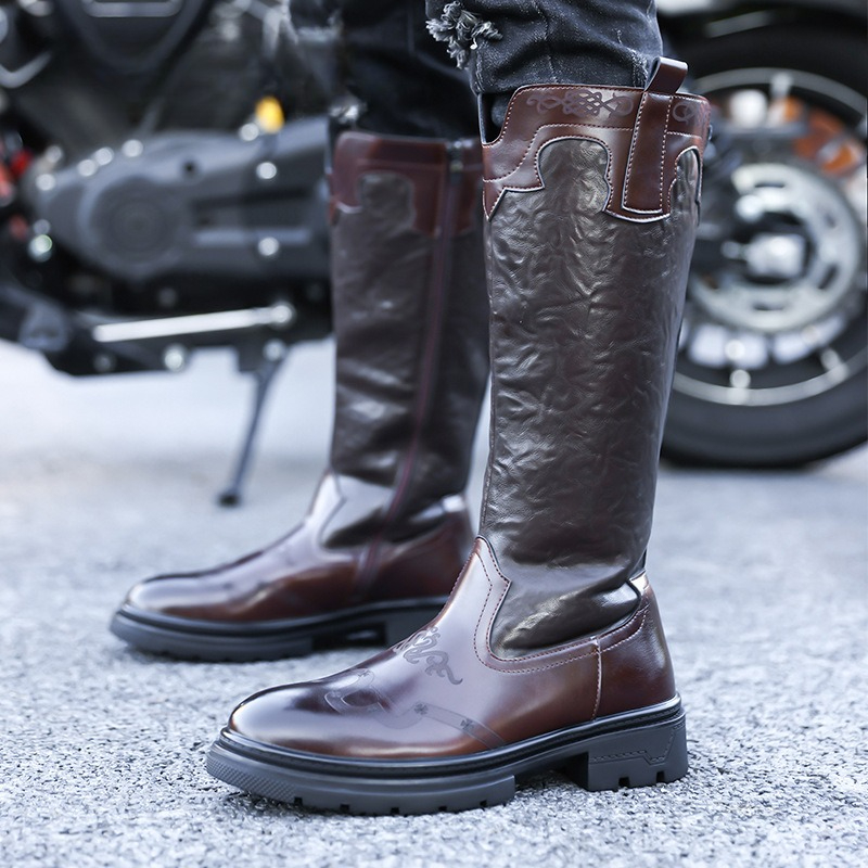 Men's Mid-calf Boots High Qual - огляд і ціна Ethnic Fashion