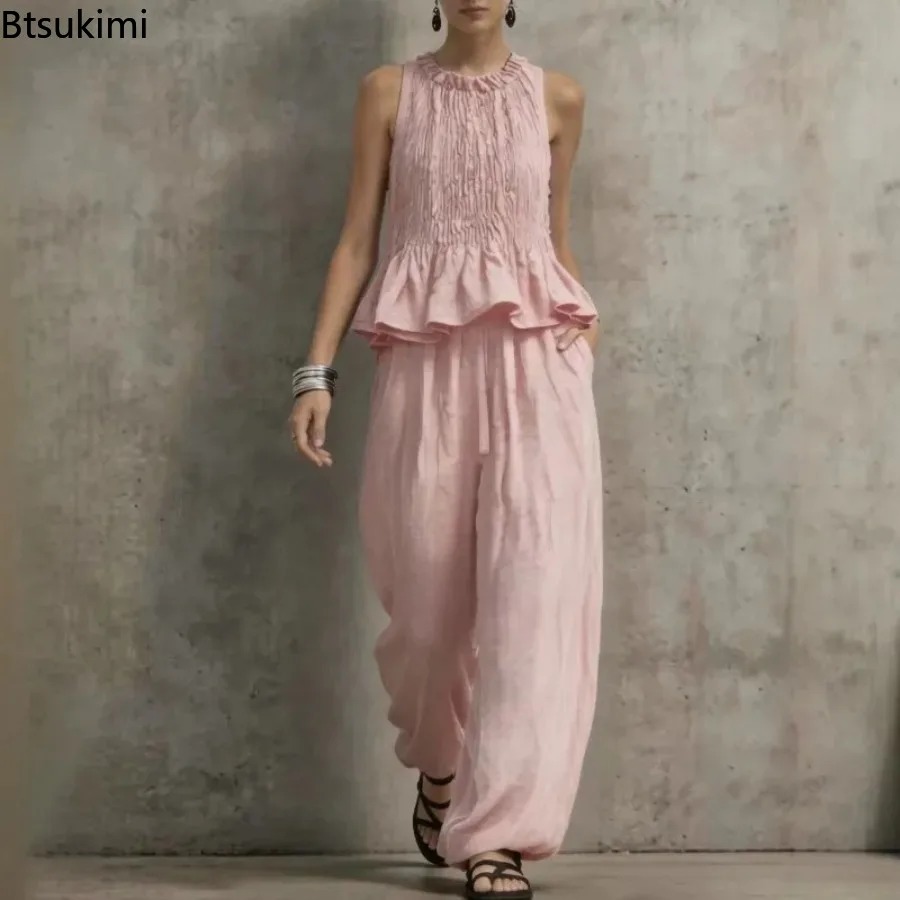 Simple Ruffle Hem Sleeveless T - огляд і ціна Ethnic Fashion Collection