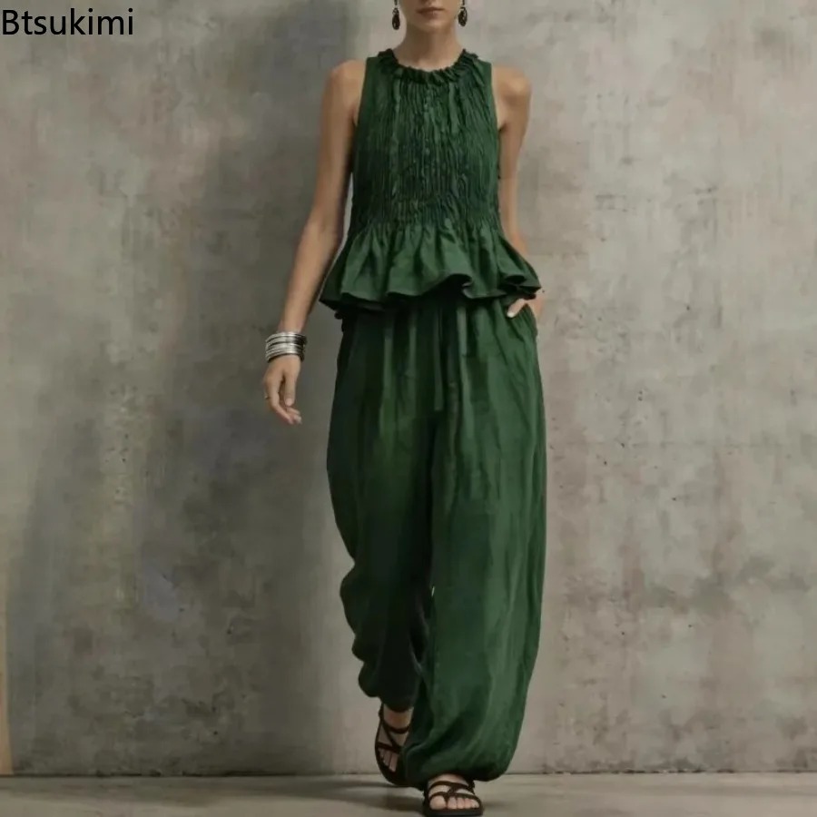 Simple Ruffle Hem Sleeveless T - огляд і ціна Ethnic Fashion Collection