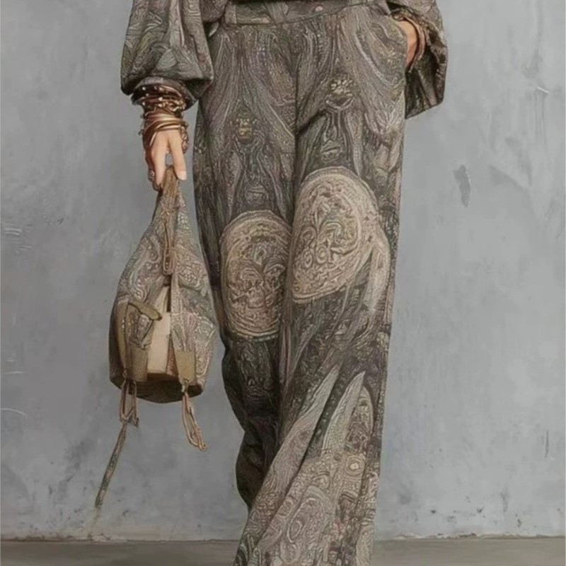 Boho Paisley Print Two-Piece S - огляд і ціна Ethnic Fashion Collection