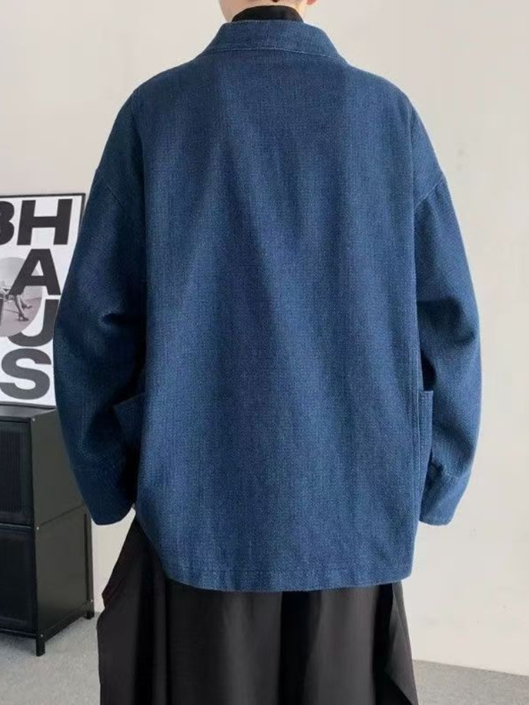 Vintage Japanese Style Denim C - огляд і ціна Haori Japanese Jacket