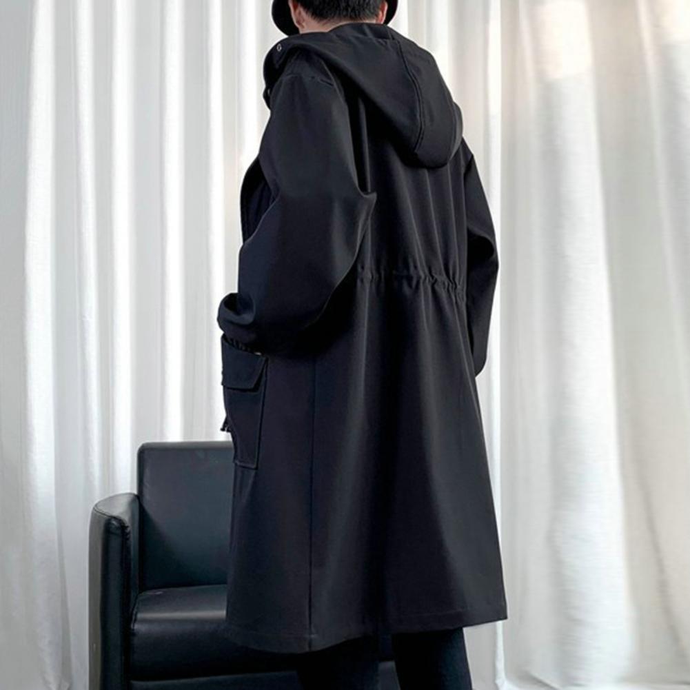 Long Trench Coat Jacket Men Au - огляд і ціна Haori Japanese Jacket