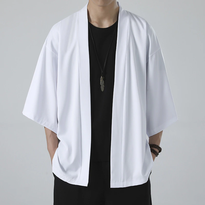 Hot Men's Lightweight Kimonos  - огляд і ціна Haori Japanese Jacket
