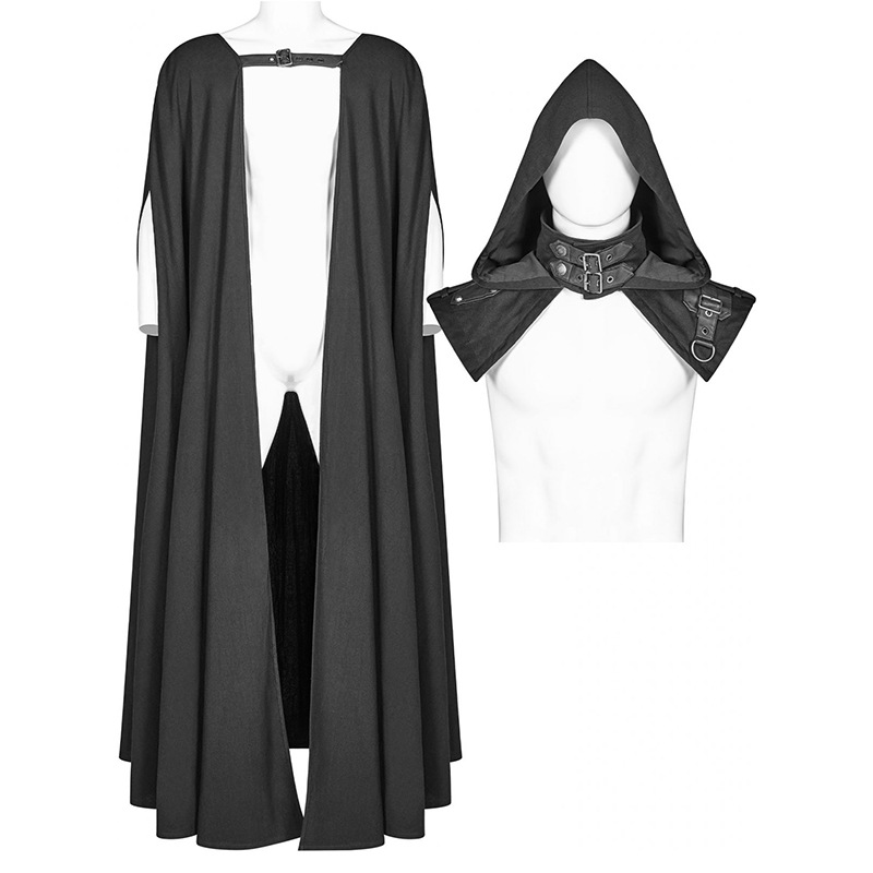 Medieval Gothic Hooded Coat Ha - огляд і ціна Ethnic Wear