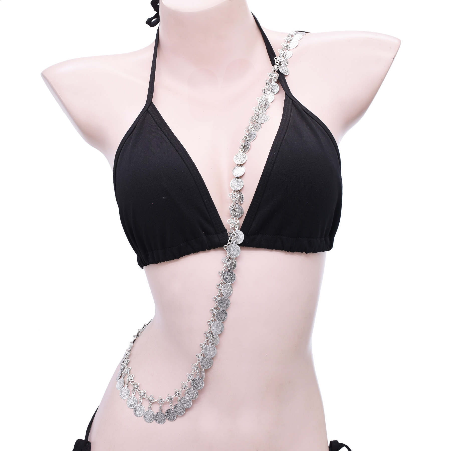 Silvery Alloy Coins Tassel Sho - огляд і ціна Ethnic Fashion Pakistan