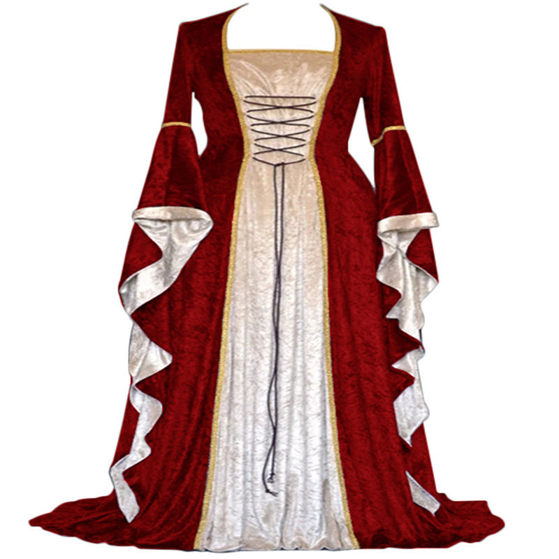Retro Medieval Court Dress Wom - огляд і ціна Ethnic Wear