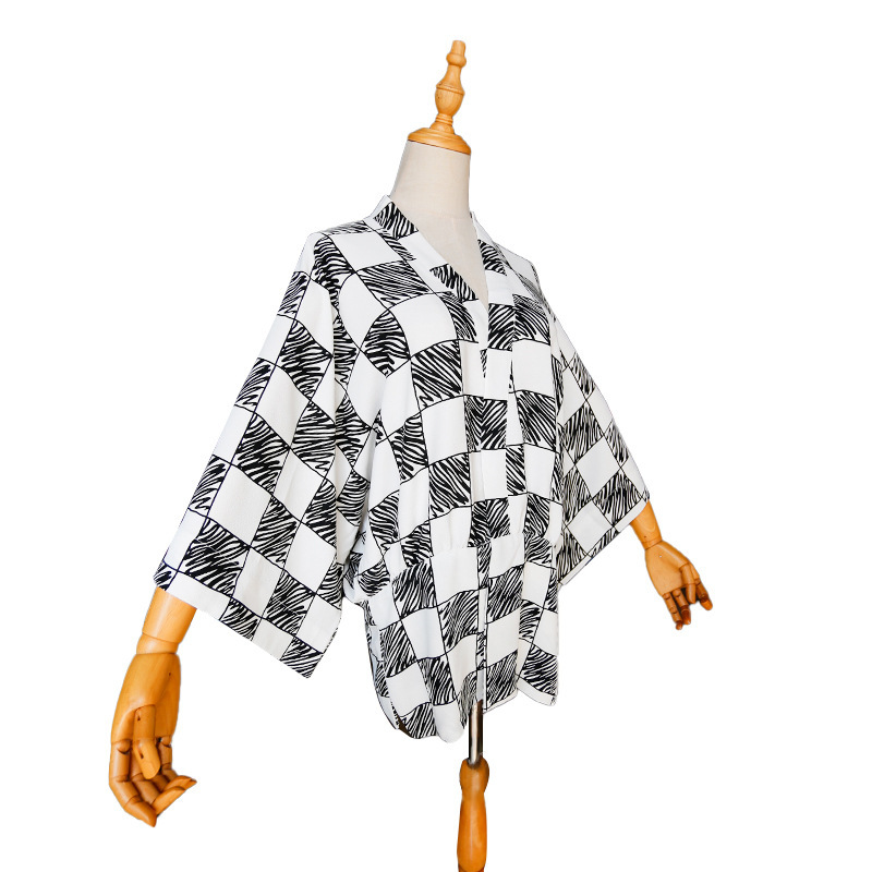 Summer Feather Woven Jacket Me - огляд і ціна Haori Japanese Jacket