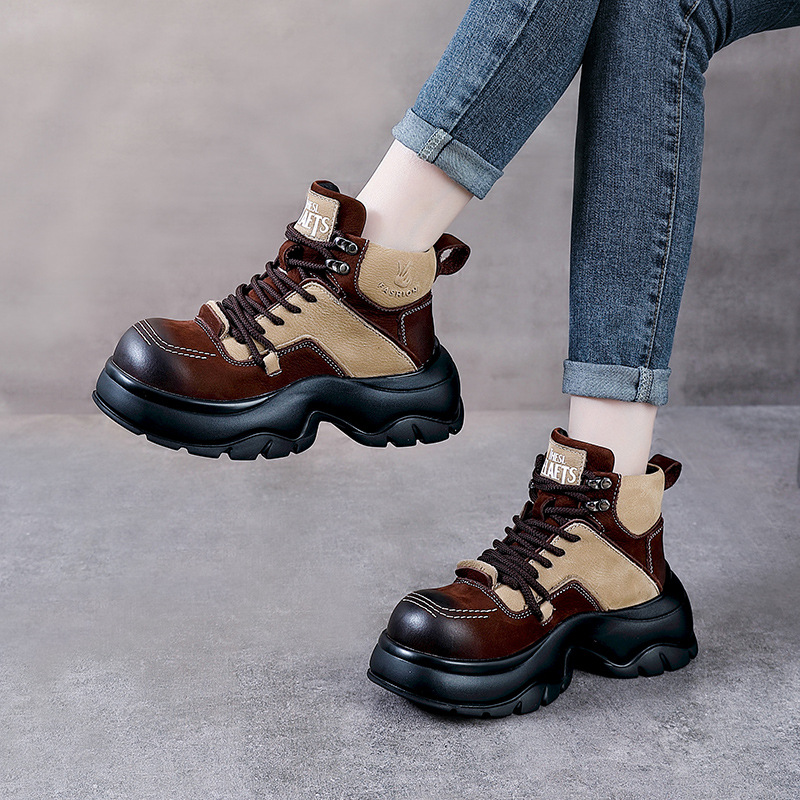 6cm Genuine Leather Wedge Fash - огляд і ціна Ethnic Fashion