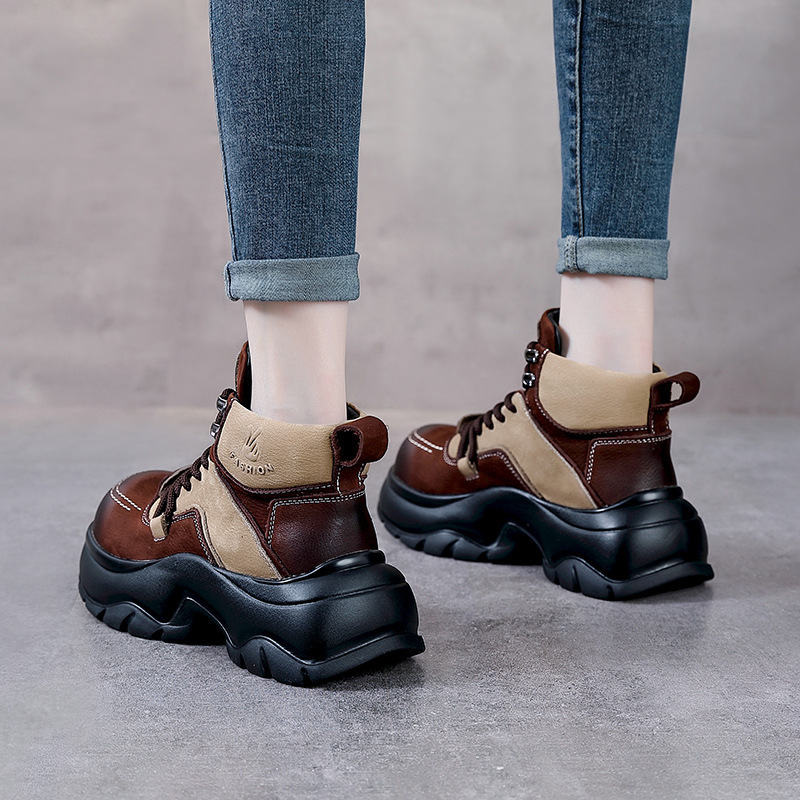 6cm Genuine Leather Wedge Fash - огляд і ціна Ethnic Fashion
