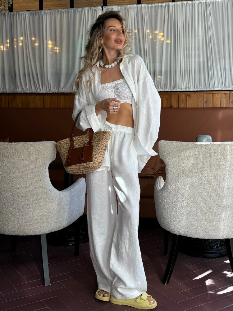 2025 Solid Casual Cotton Linen - огляд і ціна Ethnic Fashion Collection