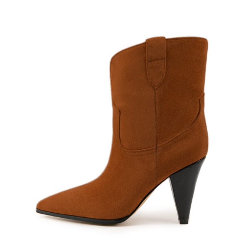 Bicolor Spike Heels Pull On Fa - огляд і ціна Ethnic Fashion