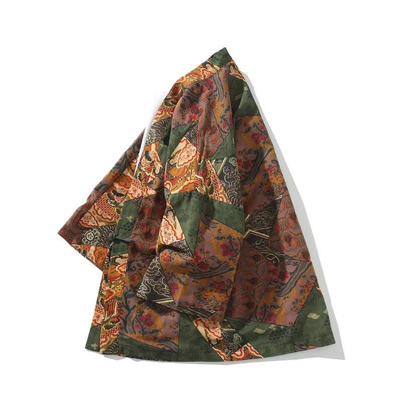 Ethnic Style Print Yukata Men  - огляд і ціна Ethnic Fashion