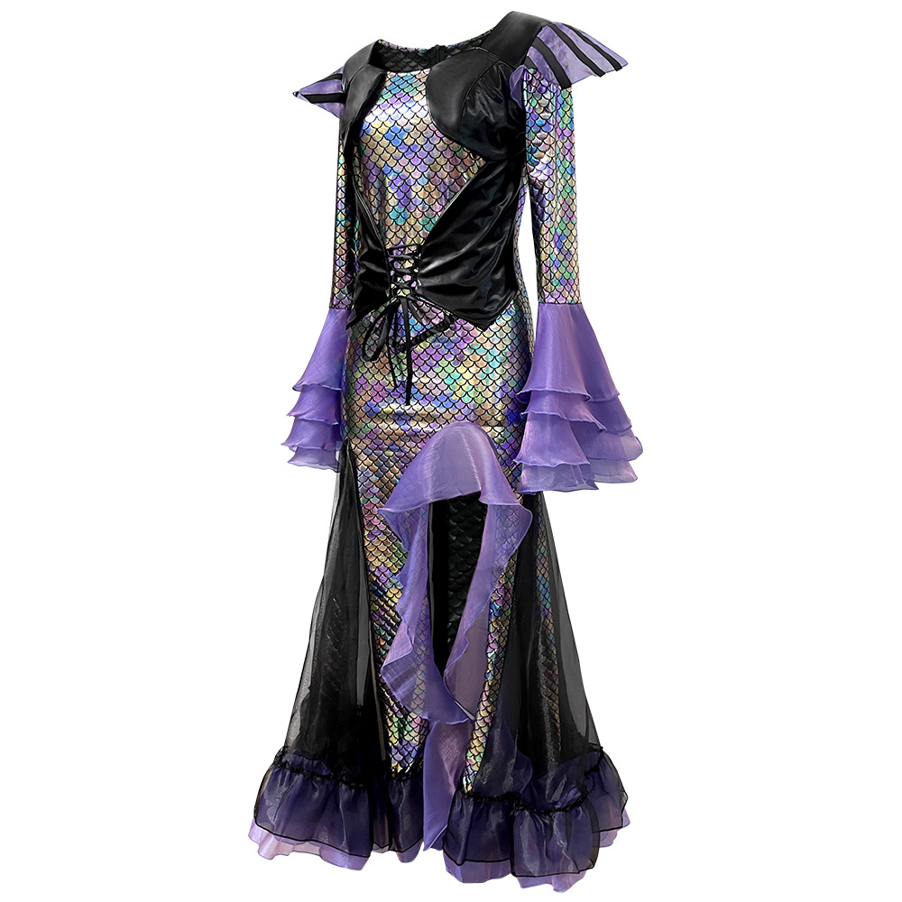 Dark Mermaid Long Dress Costum - огляд і ціна Ethnic Wear